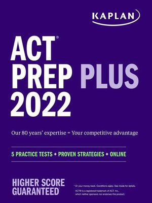 cover image of ACT Prep Plus 2022